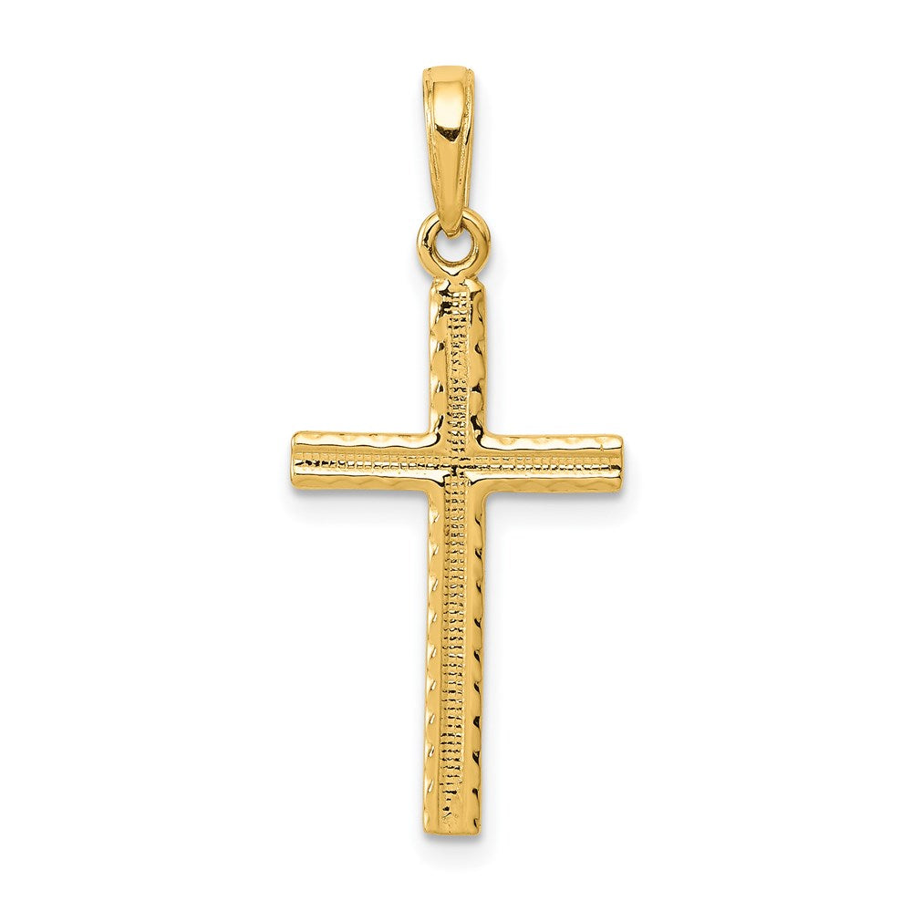 14K Latin Cross Pendant