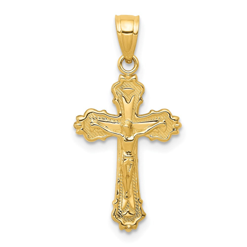 14k Small Crucifix Charm