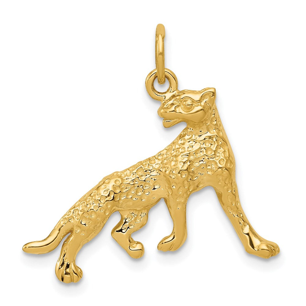 14k Cheetah Charm