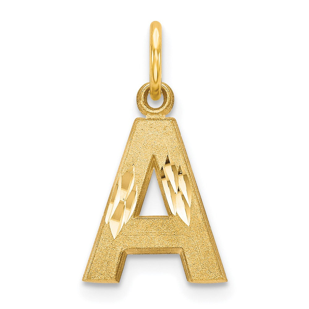 14k Letter A Initial Charm