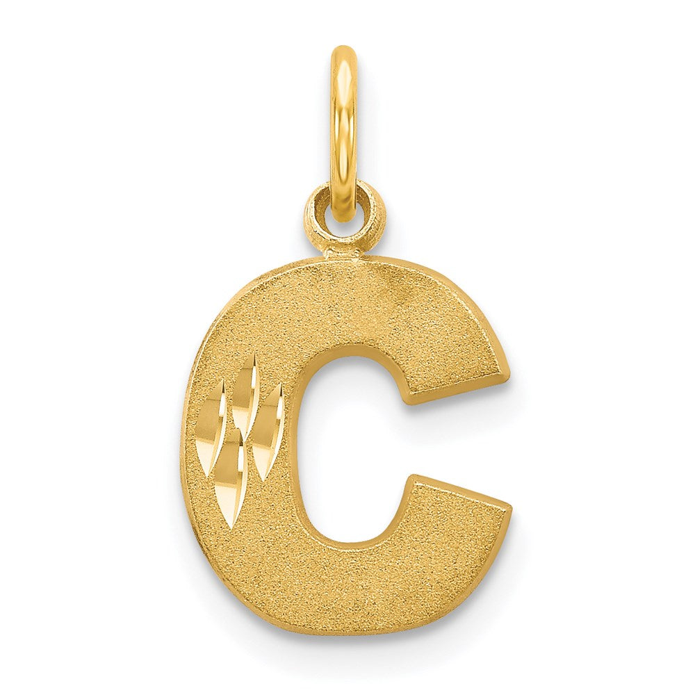 14k Letter C Initial Charm