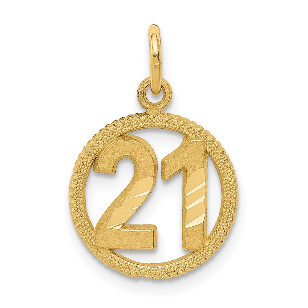 14k # A Circle Pendant