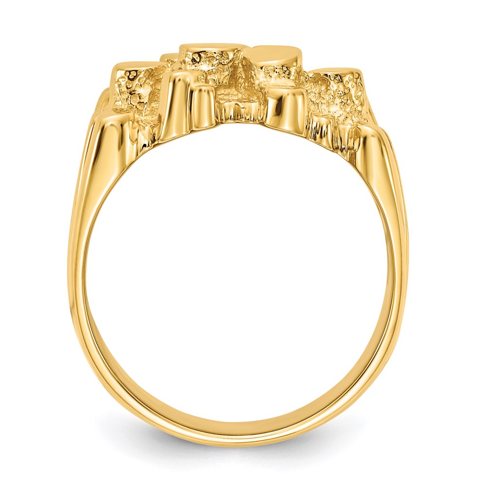 14k Men's Nugget Ring