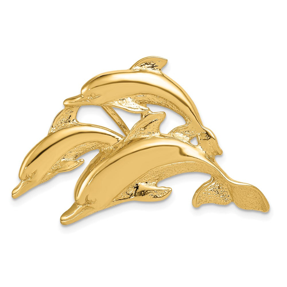 14k Triple Dolphin Fits / Slide