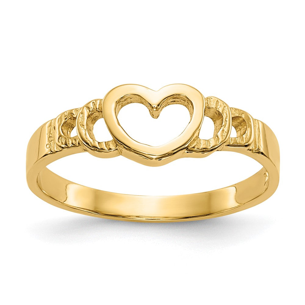 14k Heart Size 3 Ring