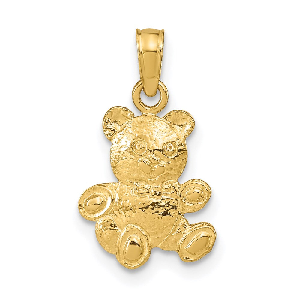 14k Teddy Bear Pendant