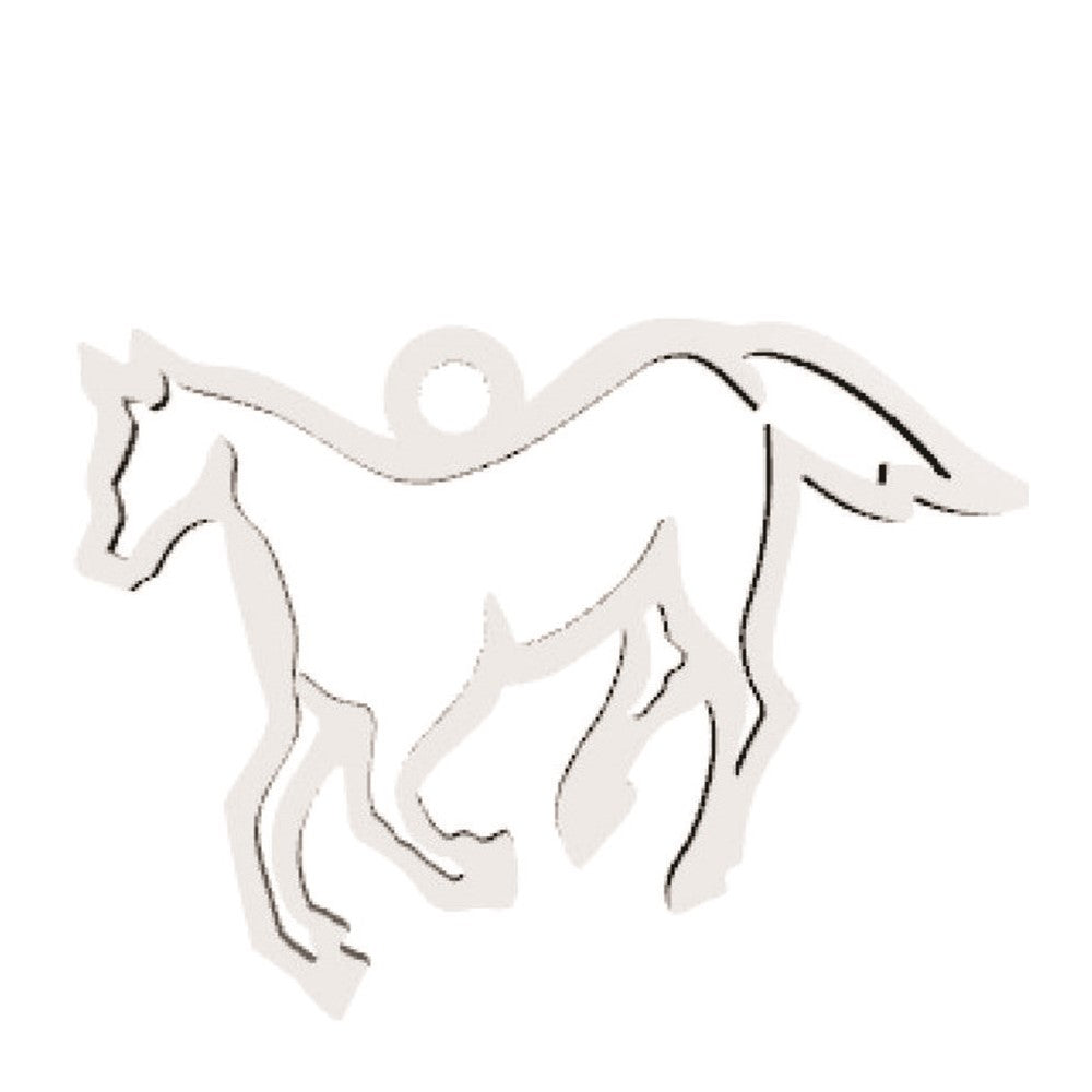 14k Fancy Horse Charm