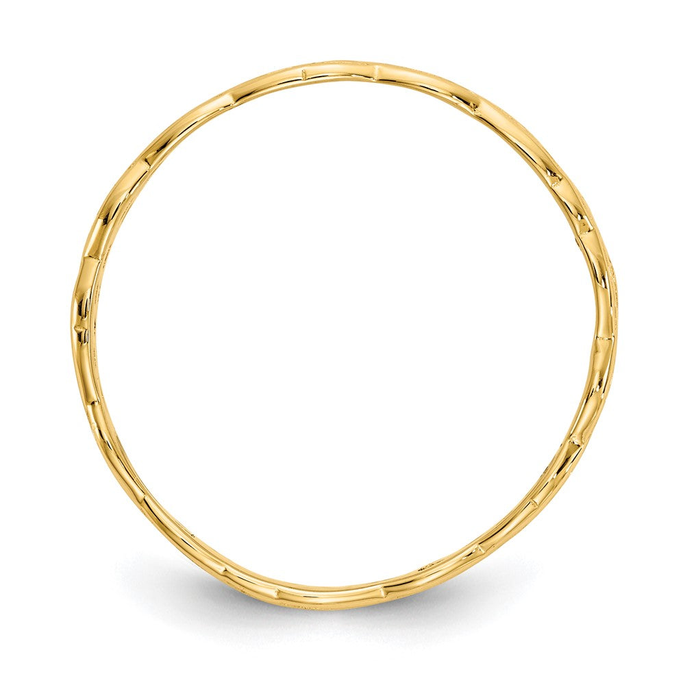 14k Polished Celtic Knot Band