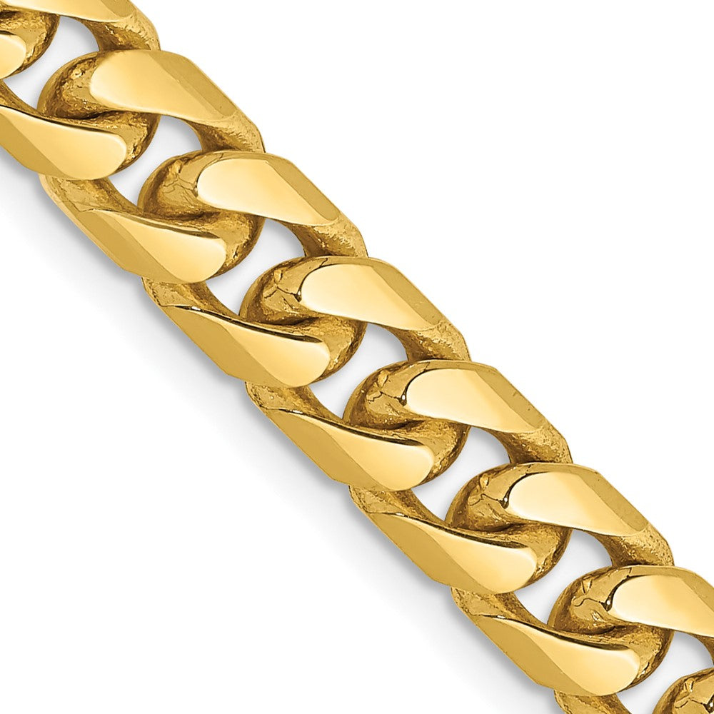 14K Solid Miami Cuban Link with Lobster Clasp Chain