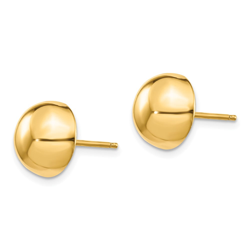 14k Polished Half Ball Post Earrings