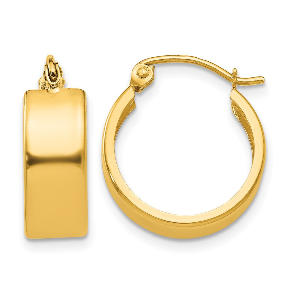 14K 5.75x Polished Hoop Earrings