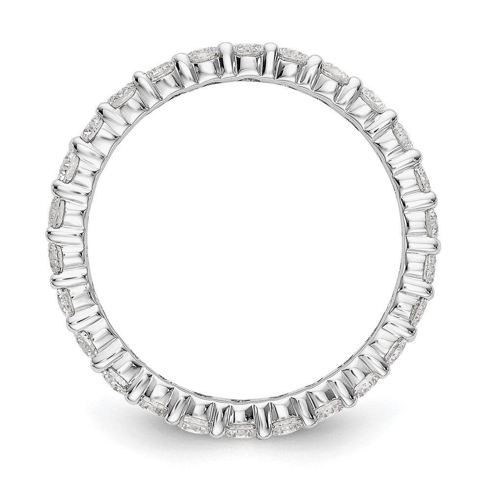 14k White Gold 1.5CT Shared Prong Diamond Eternity Band