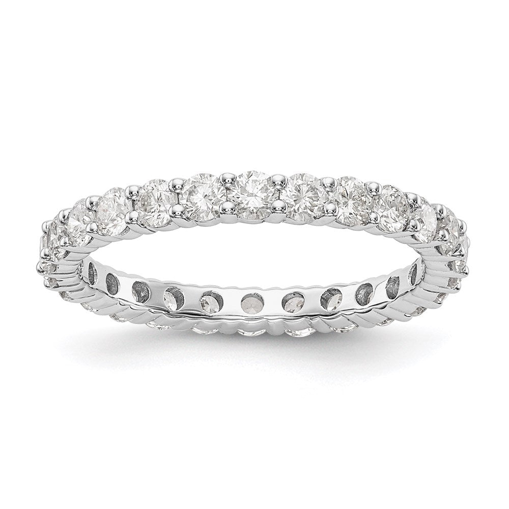 14k White Gold 1.5CT Shared Prong Diamond Eternity Band