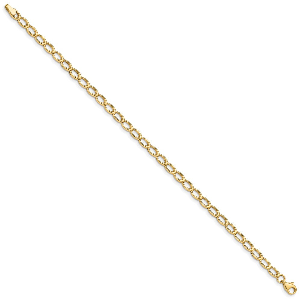 14K Gold Polished Open Link Bracelet