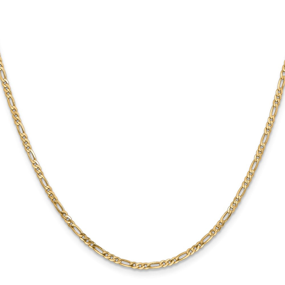 14K Flat Figaro with Lobster Clasp Chain