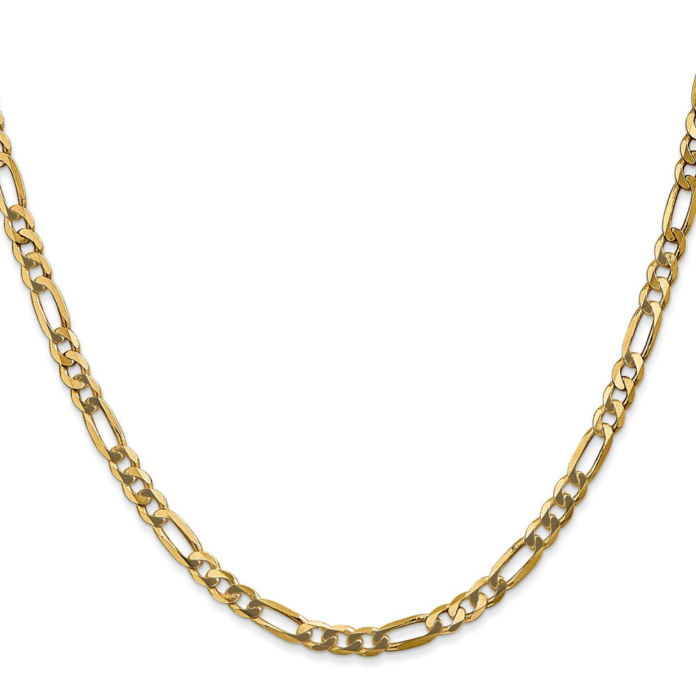 14K Flat Figaro with Lobster Clasp Chain