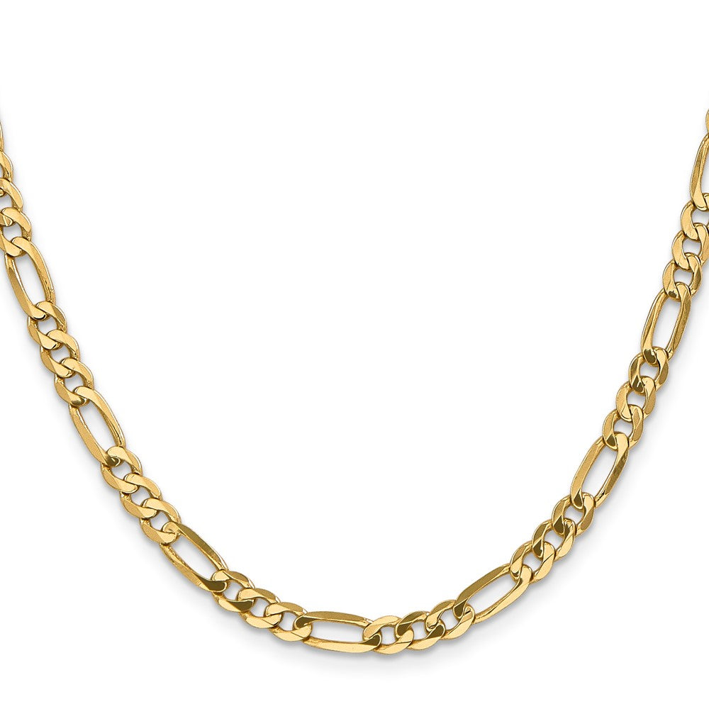 14K Flat Figaro with Lobster Clasp Chain