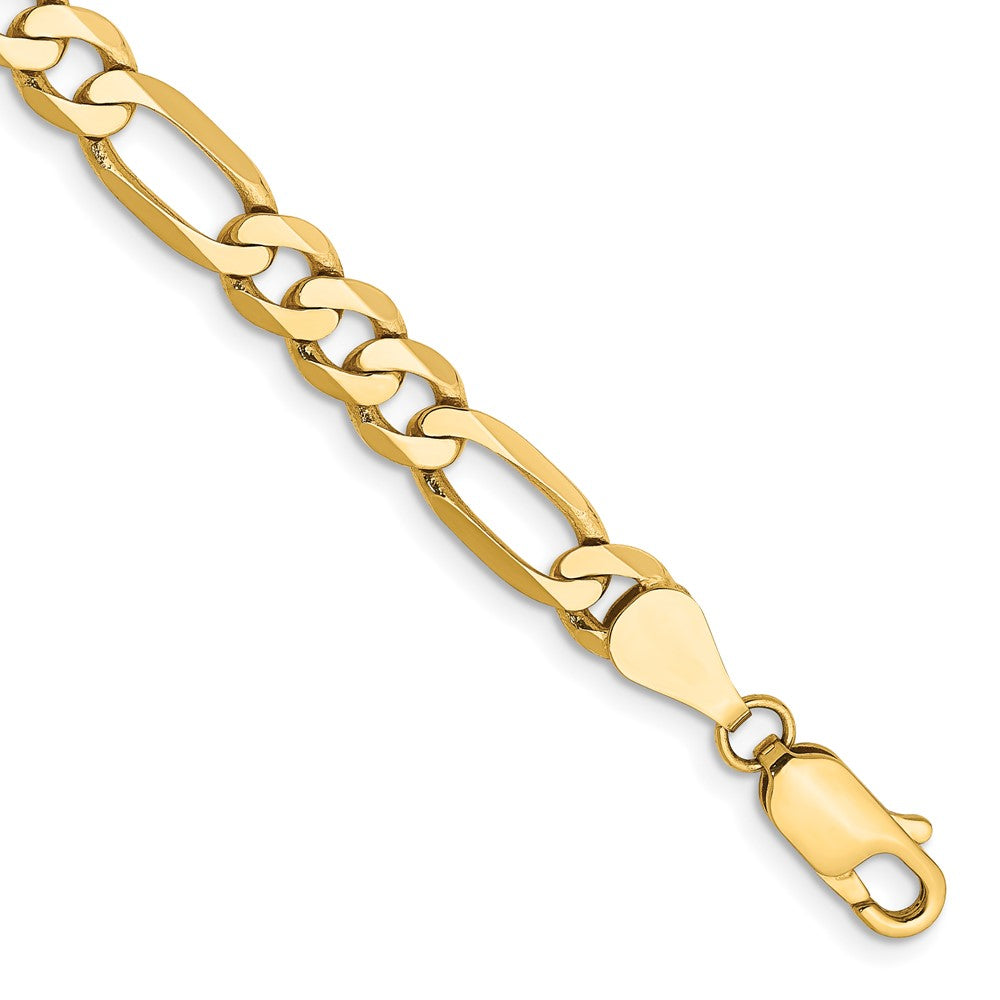 14K Flat Figaro with Lobster Clasp Chain