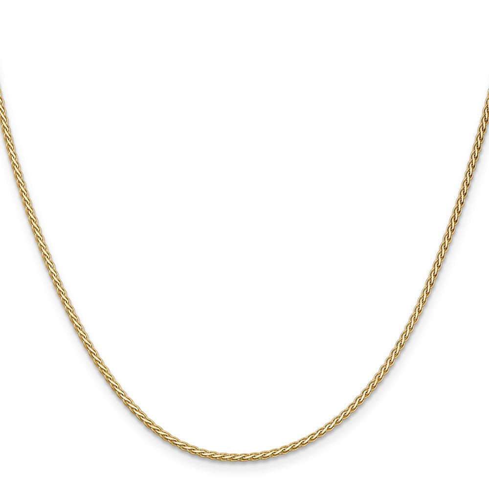 14K Flat Wheat with Lobster Clasp Chain