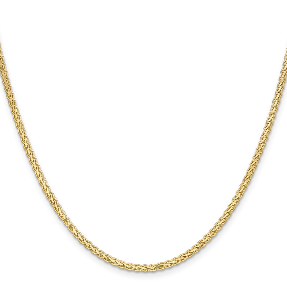 14K Flat Wheat with Lobster Clasp Chain