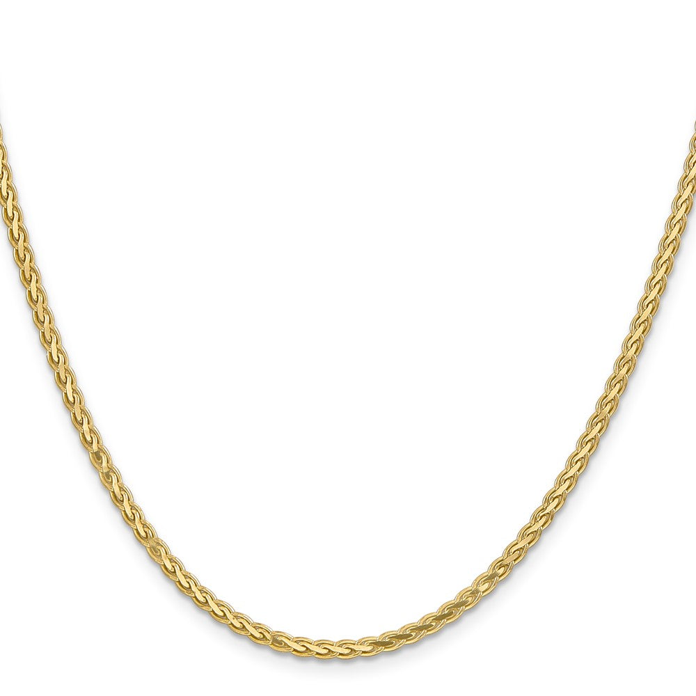 14K Flat Wheat with Lobster Clasp Chain