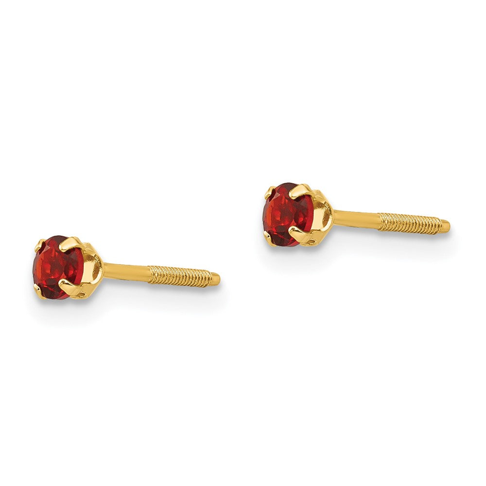 14k Madi K Garnet Earrings