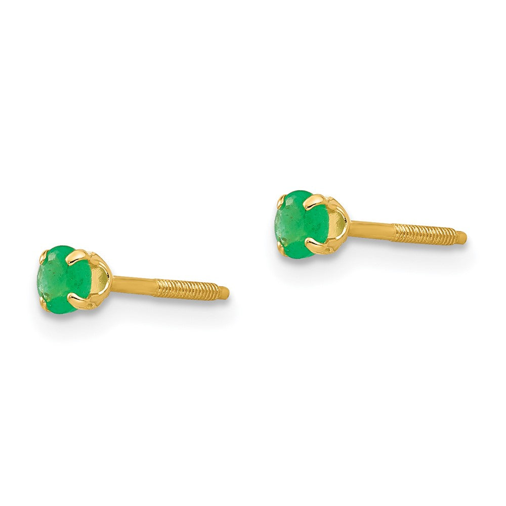 14k Madi K Emerald Earrings
