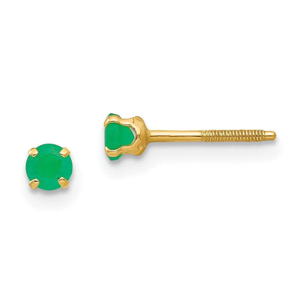 14k Madi K Emerald Earrings