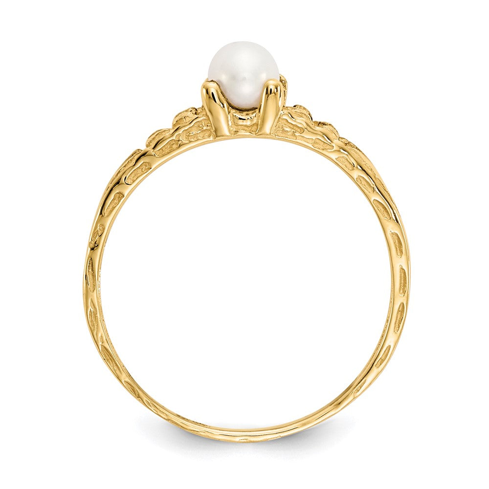 14k Madi K FW Cultured Pearl Birthstone Size 3 Ring
