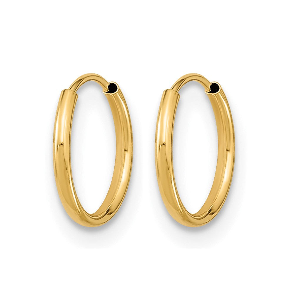 14k Madi K 1x Endless Hoop Earrings