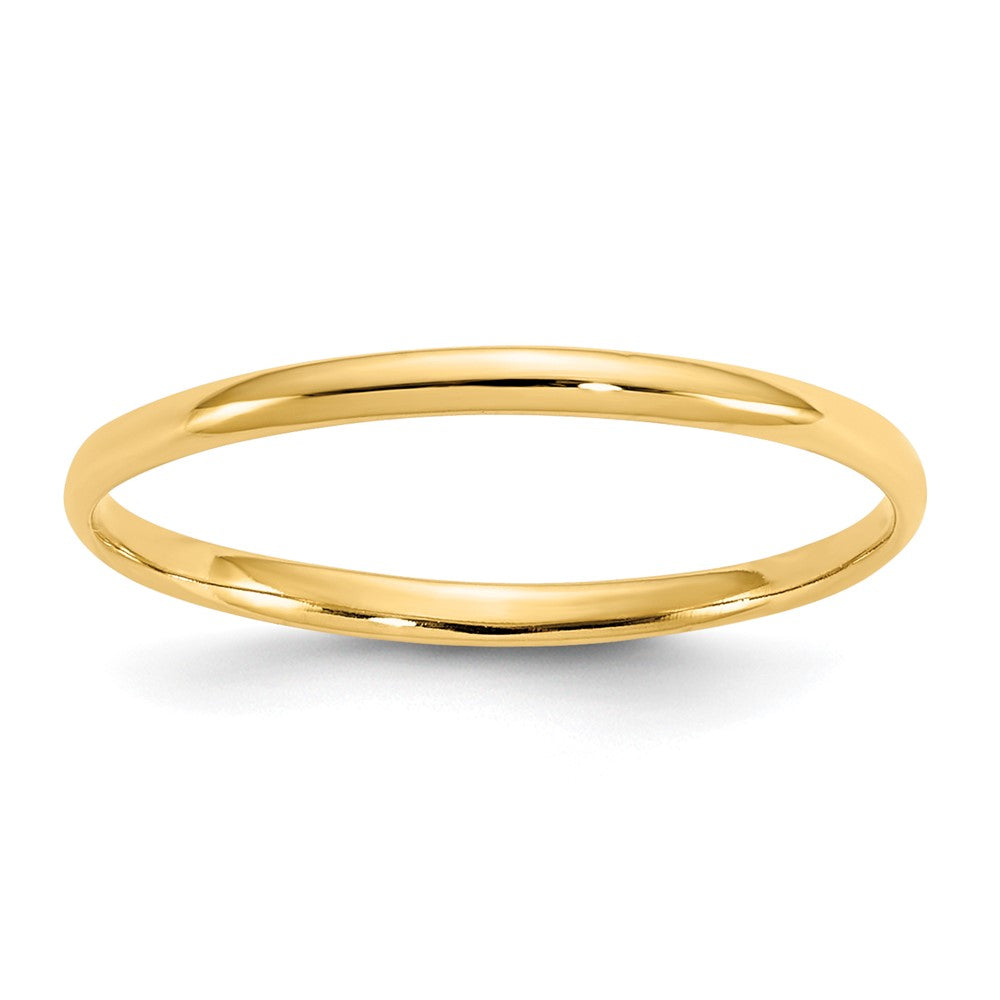 14k Madi K Polished Half Round Band Size 3 Ring