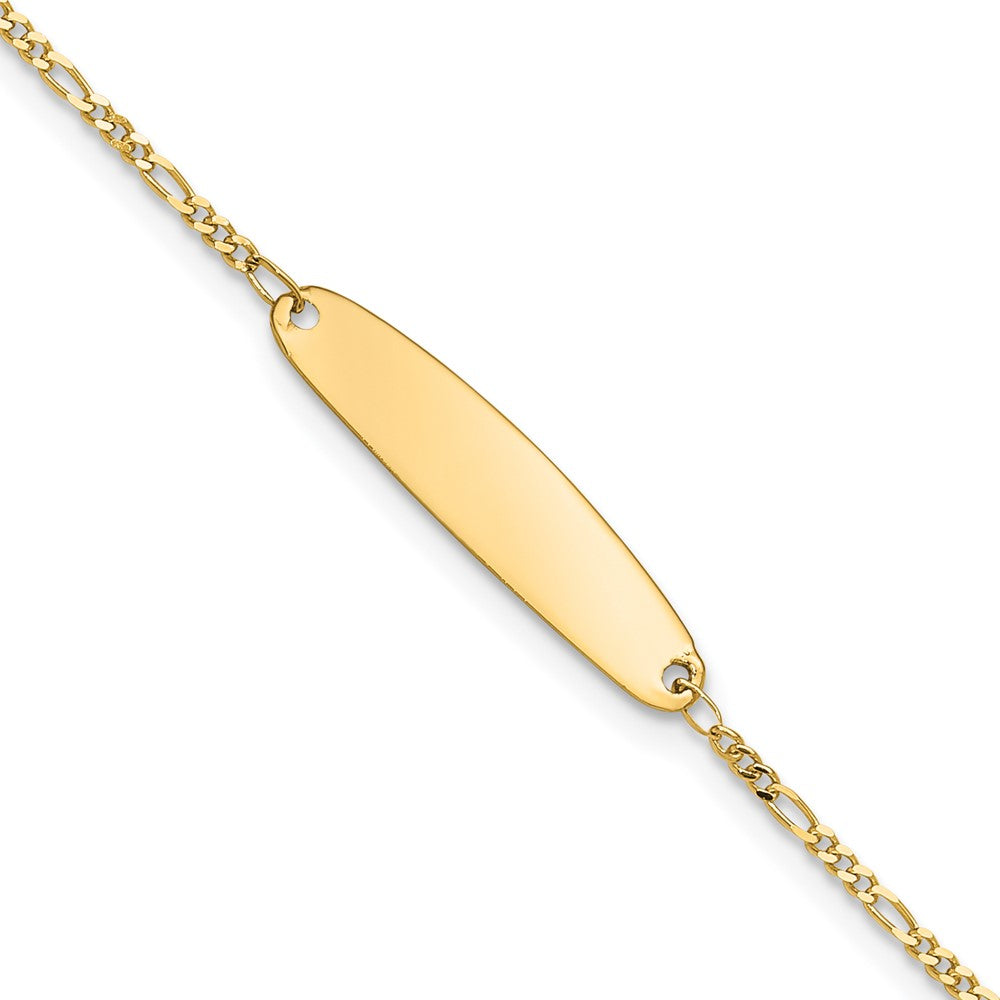 14k Madi K Figaro 5x Oval ID Bracelet