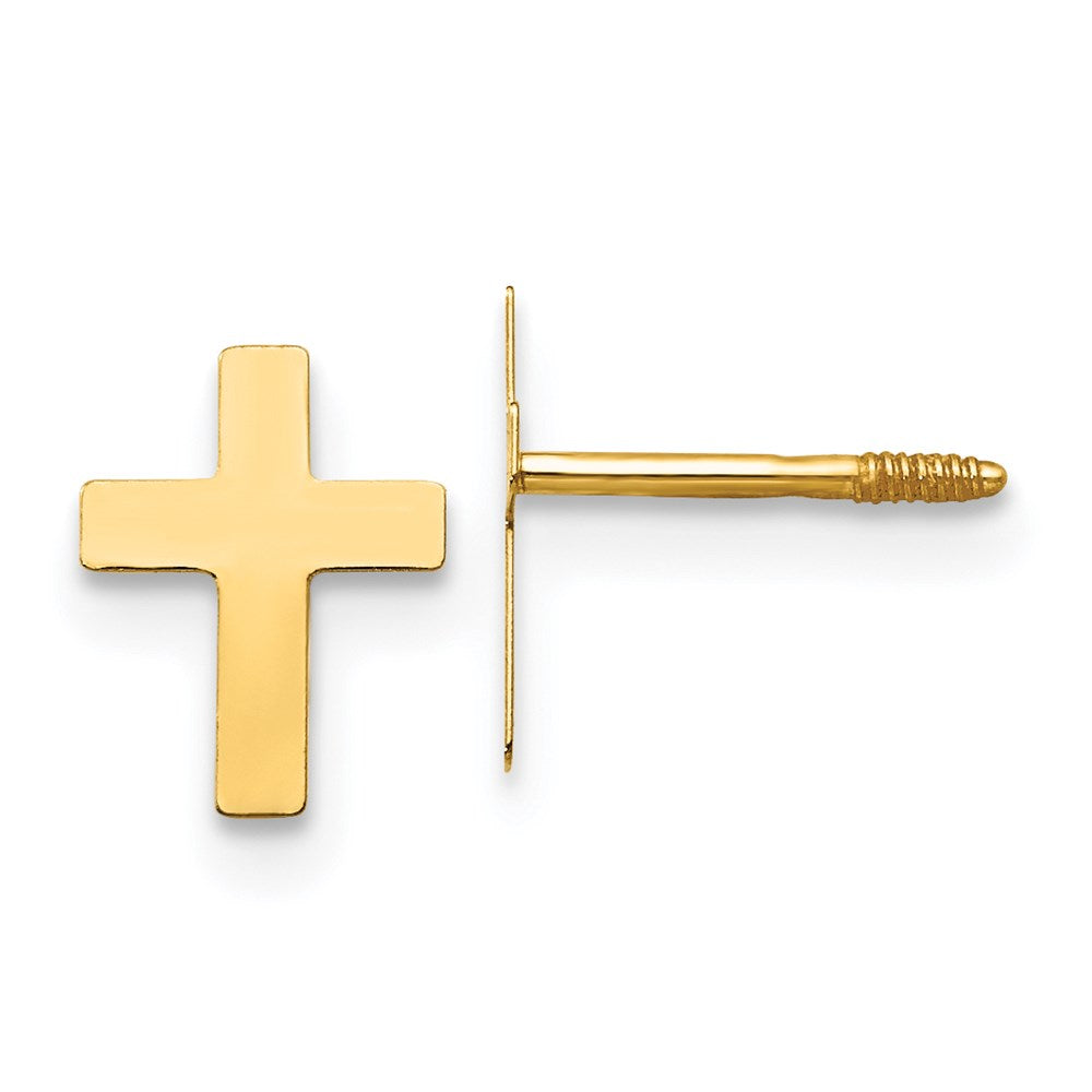 14k Madi K Cross Earrings