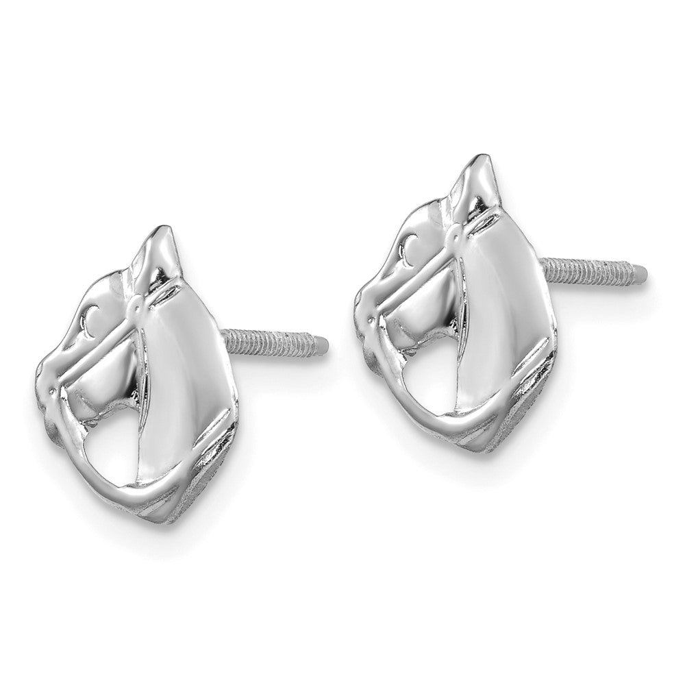 14kw Madi K Screwback Horse Post Earrings