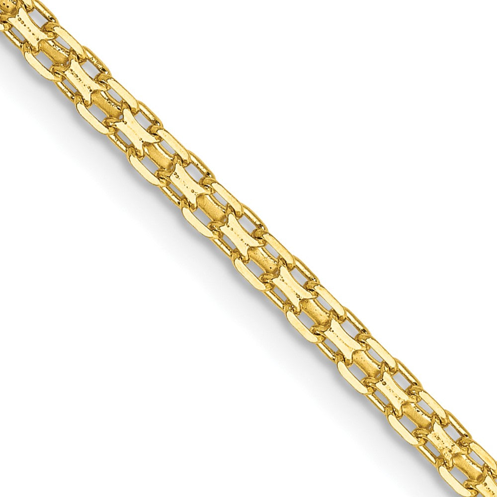 14K Lightweight Flat Bismark with Lobster Clasp Chain