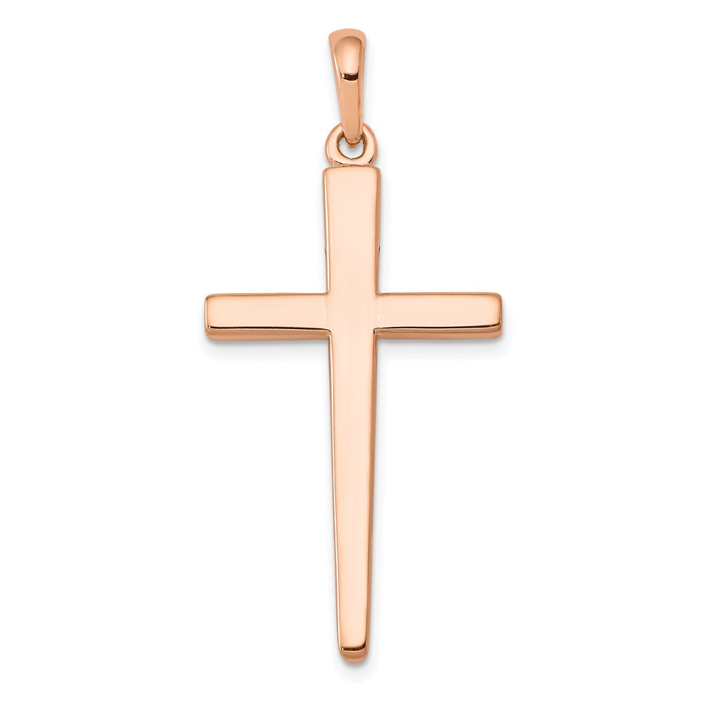 14k Rose Gold Cross Pendant