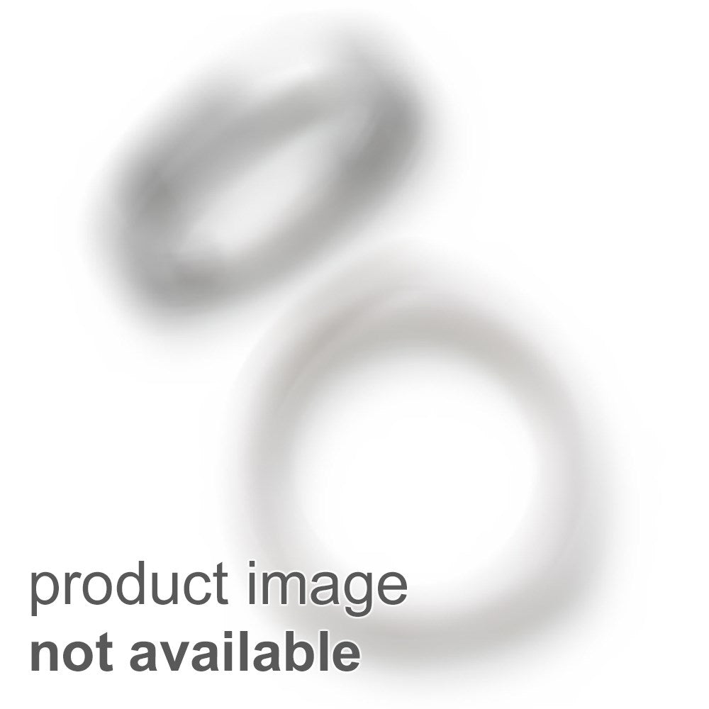 14k 3D White Gold Baby Shoe Charm