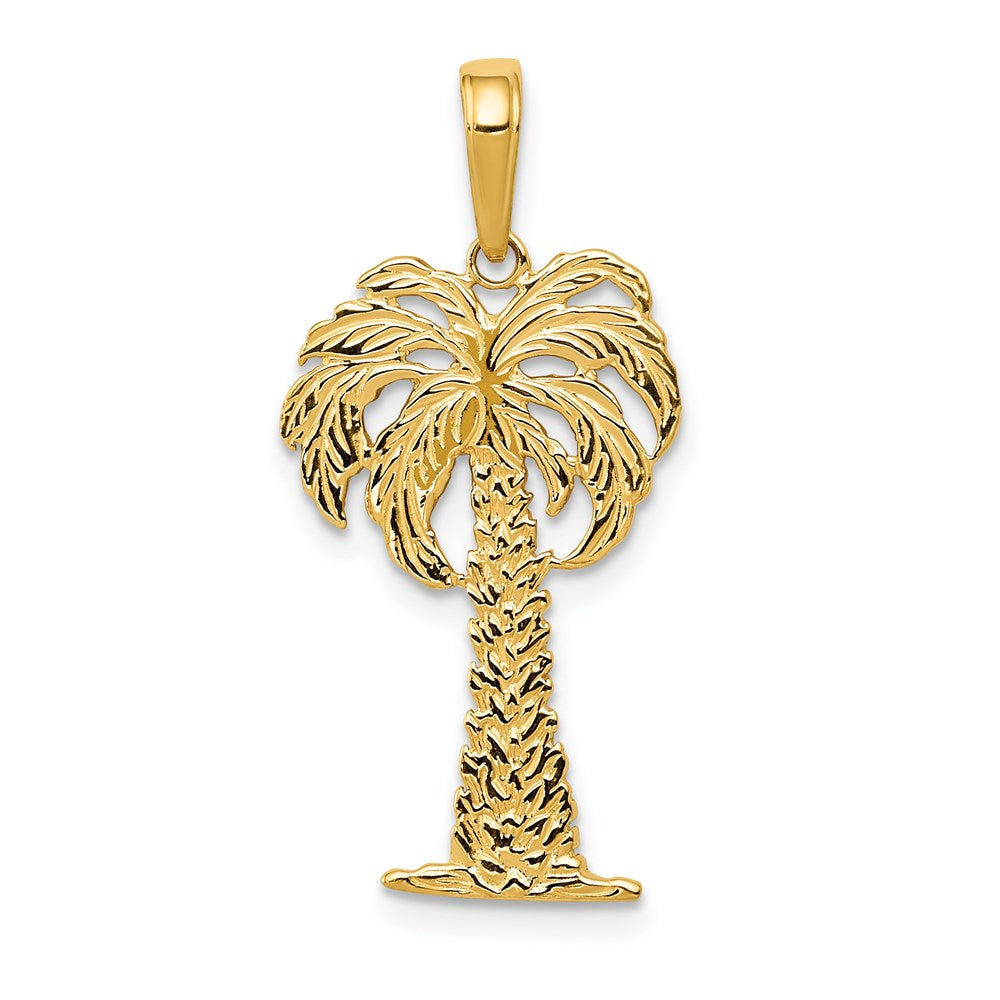 14k Palm Tree Pendant