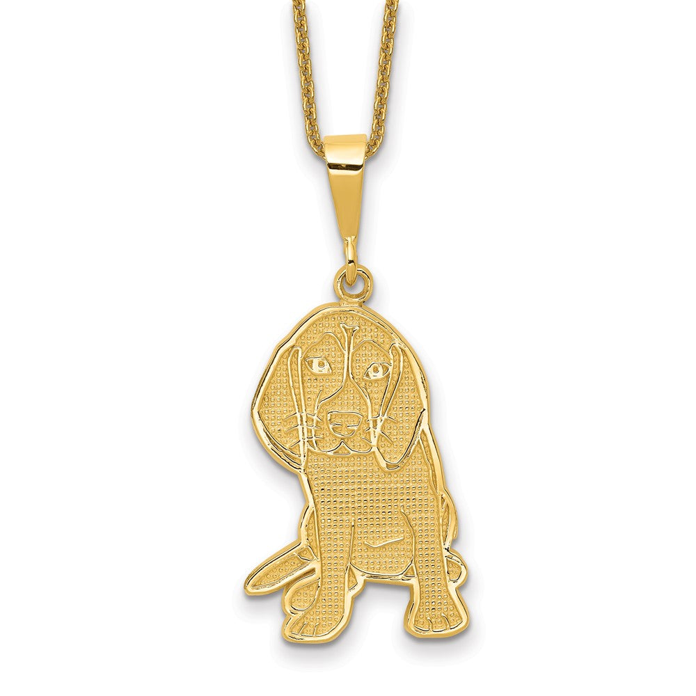 14k Beagle Necklace