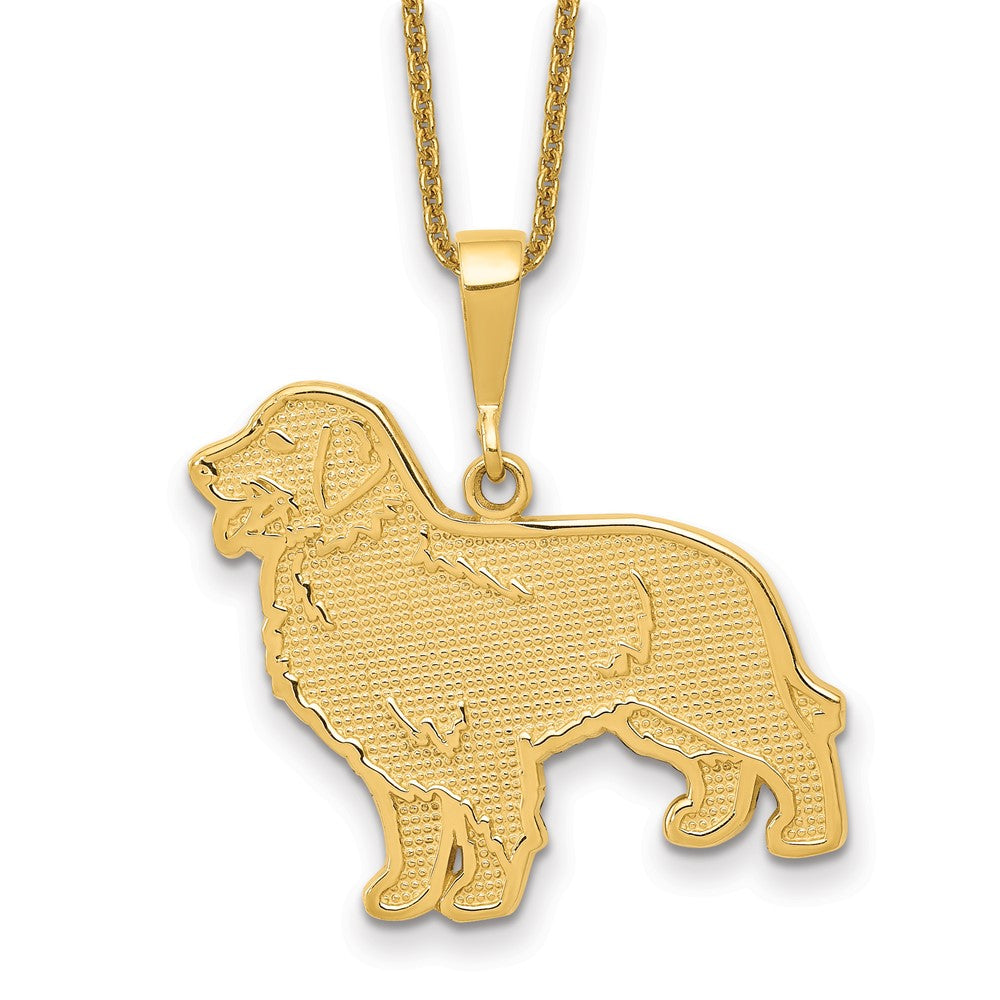 14k Golden Retriever Necklace