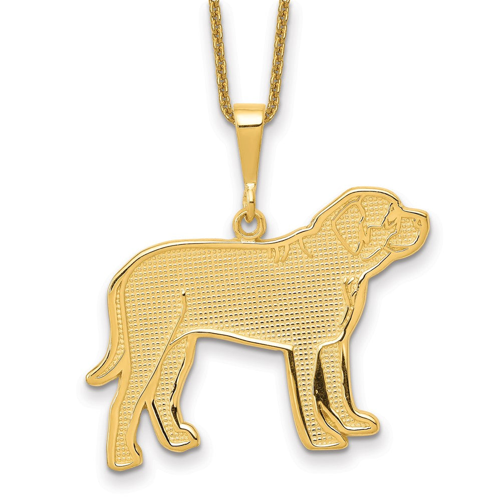 14k Mastiff Necklace