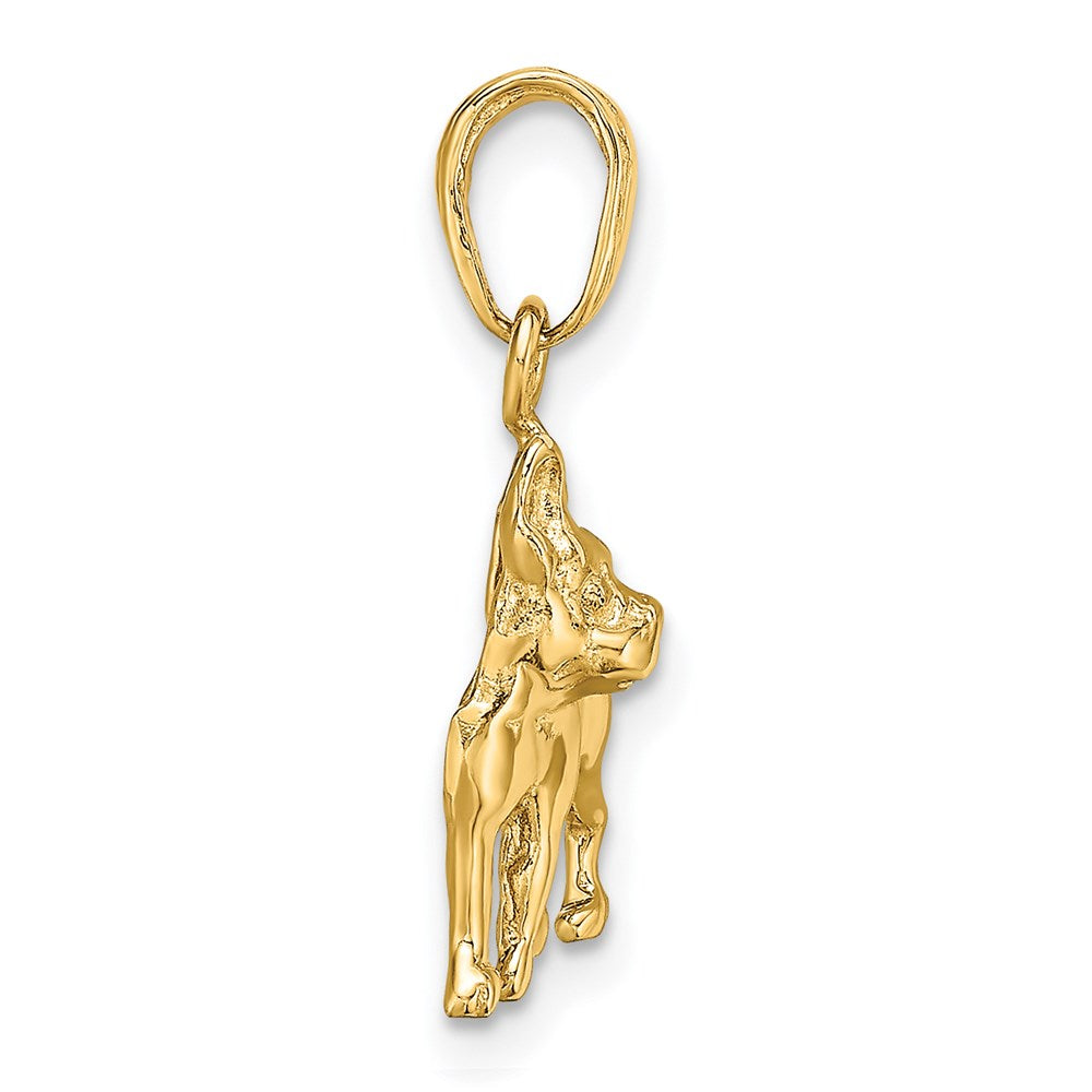 14k Boston Terrier Dog Necklace