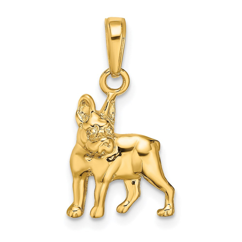 14k Boston Terrier Dog Pendant