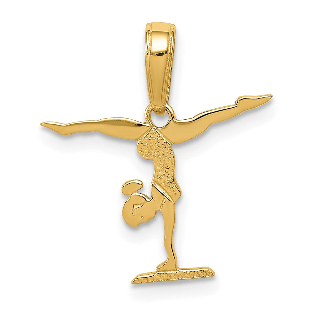 14k Gymnastics Pendant