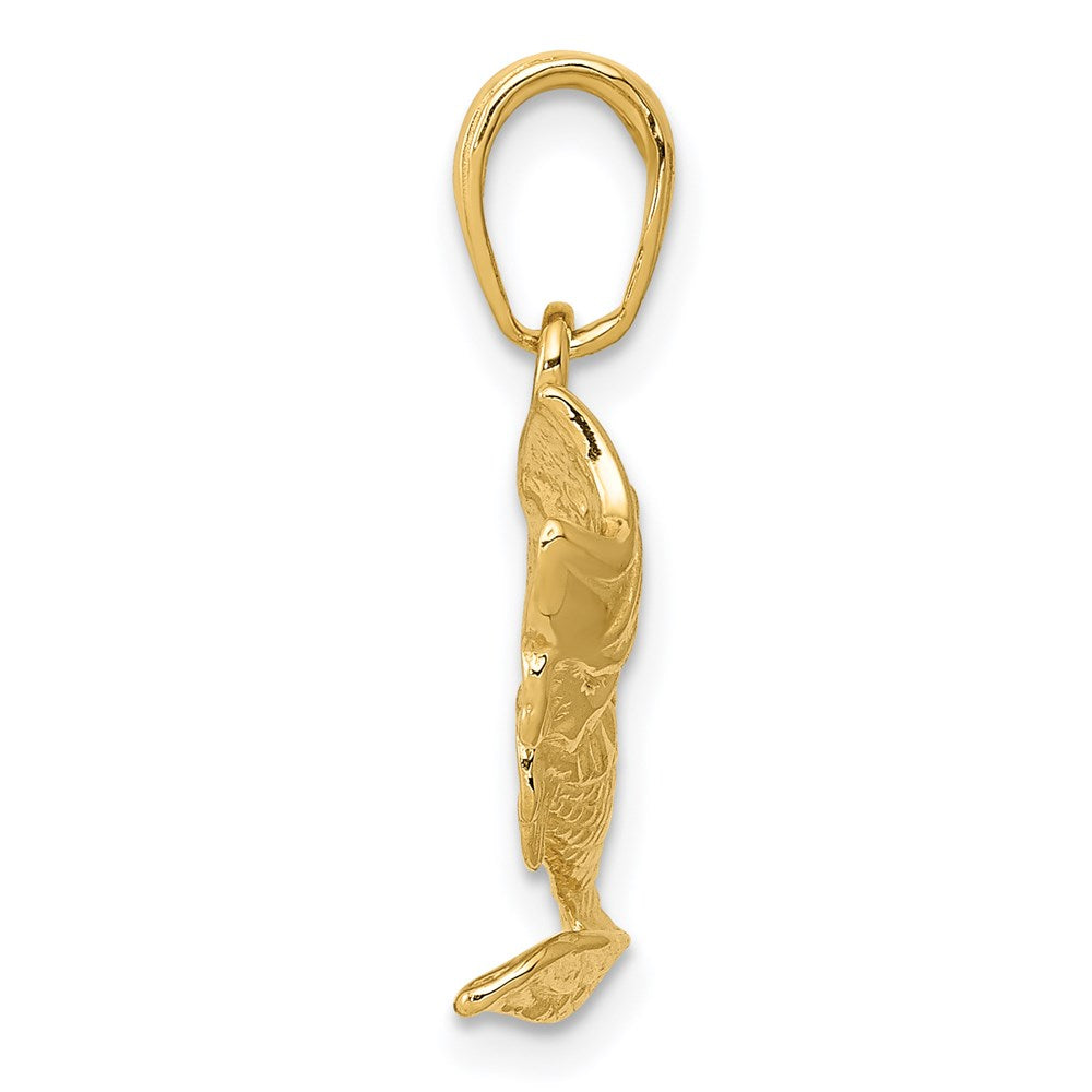 14k Small Fish Charm