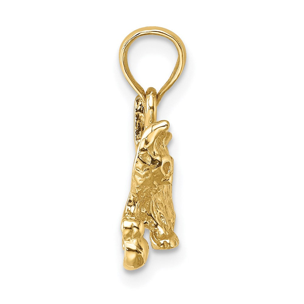 14K Cat with Ball Charm