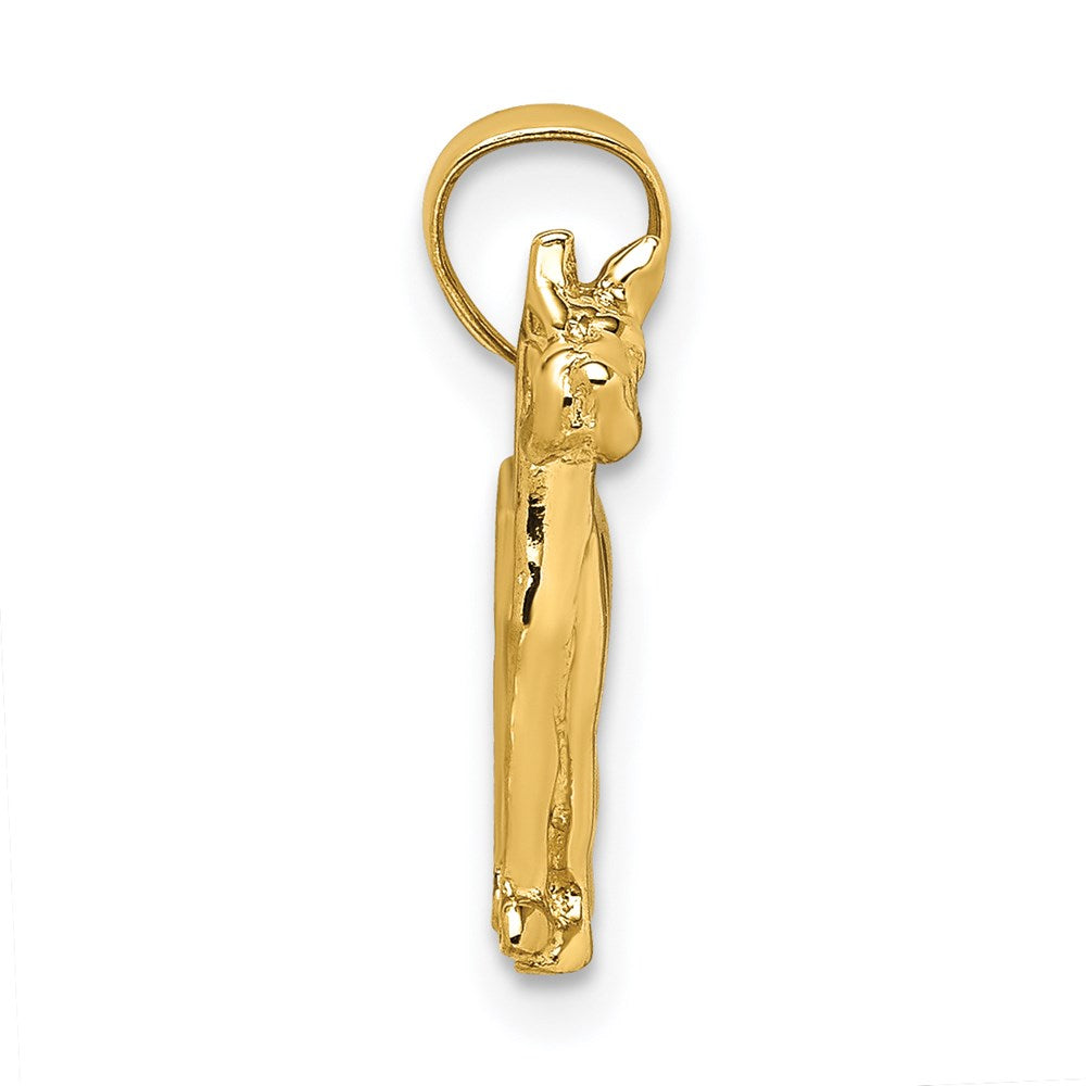 14K Great Dane Dog Charm