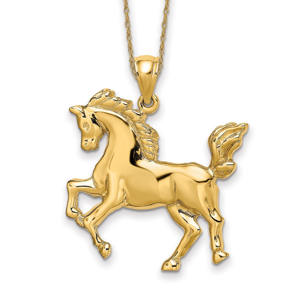 14k Horse Necklace