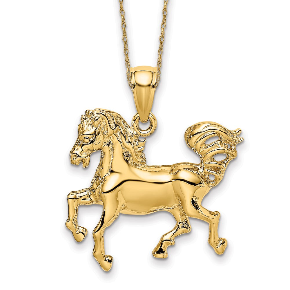 14k Horse Necklace