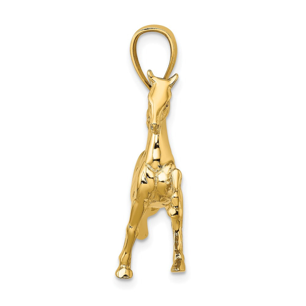 14K 3-D Tennessee Walking Horse Charm